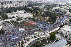 Izrael - protest przeciw radykalnym reformom