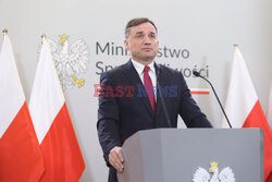 Konferencja ministra sprawiedliwości