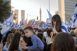 Izrael - protest przeciw radykalnym reformom