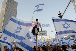 Izrael - protest przeciw radykalnym reformom