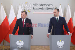 Konferencja ministra sprawiedliwości