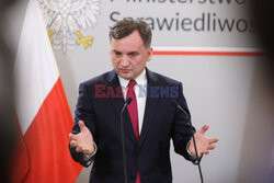 Konferencja ministra sprawiedliwości