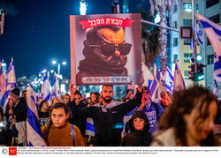 Izrael - protest przeciw radykalnym reformom