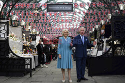 Król Karol i królowa Kamila z wizytą w Covent Garden