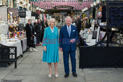 Król Karol i królowa Kamila z wizytą w Covent Garden