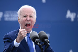 Prezydent Biden upadł podczas ceremonii w Akademii Sił Powietrznych