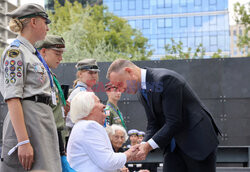 Spotkanie Powstańców z prezydentami Dudą i Trzaskowskim