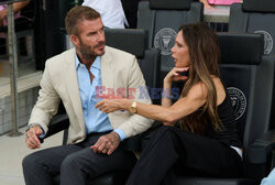 David i Victoria Beckham na meczu Interu Miami