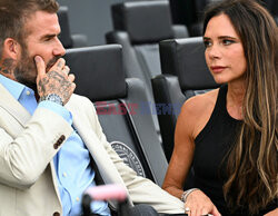 David i Victoria Beckham na meczu Interu Miami