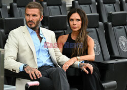 David i Victoria Beckham na meczu Interu Miami