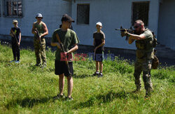 Wojskowy obóz dla młodzieży we Lwowie