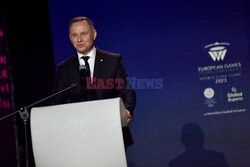 Prezydent Duda na European Games Esports Championships w Katowicach