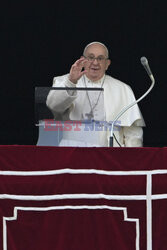 Papież Franciszek przemawia do wiernych