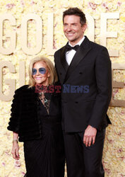 Bradley Cooper zabrał mamę na galę Złotych Globów