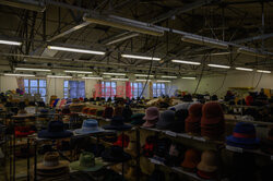 Produkcja wełnianych kapeluszy