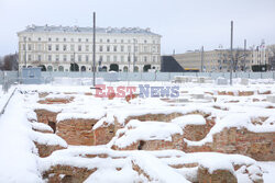 Piwnice Pałacu Saskiego w Warszawie