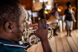 Orkiestra dęta z Ugandy - AFP