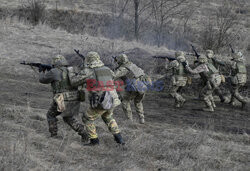 Ćwiczenia wojskowe w obwodzie donieckim