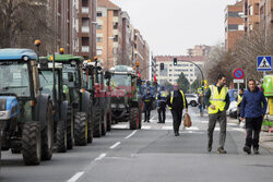 Protest rolników w Hiszpanii