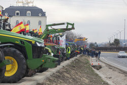 Protest rolników w Hiszpanii