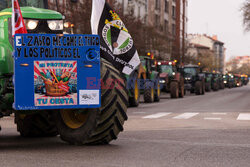 Protest rolników w Hiszpanii