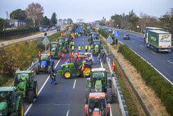 Protest rolników w Hiszpanii