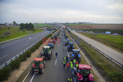 Protest rolników w Hiszpanii