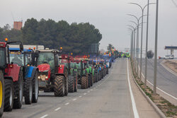 Protest rolników w Hiszpanii