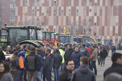 Protest rolników w Hiszpanii