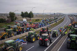 Protest rolników w Hiszpanii