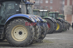 Protest rolników w Hiszpanii