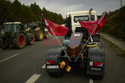 Protest rolników w Hiszpanii