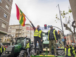 Protest rolników w Hiszpanii