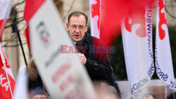 Protest Wolnych Polaków przed Trybunałem Konstytucyjnym