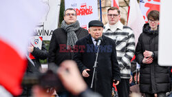 Protest Wolnych Polaków przed Trybunałem Konstytucyjnym