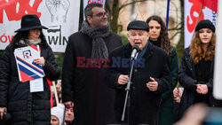 Protest Wolnych Polaków przed Trybunałem Konstytucyjnym