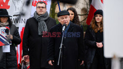 Protest Wolnych Polaków przed Trybunałem Konstytucyjnym