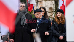 Protest Wolnych Polaków przed Trybunałem Konstytucyjnym