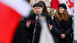 Protest Wolnych Polaków przed Trybunałem Konstytucyjnym