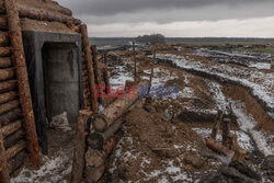 Ukraińcy budują umocnienia obronne w obwodzie zaporoskim