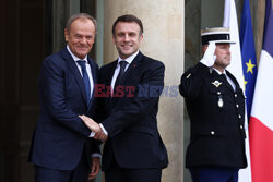 Premier Tusk z wizytą w Paryżu