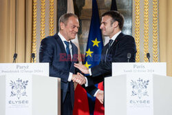 Premier Tusk z wizytą w Paryżu