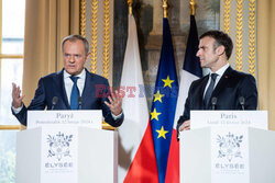 Premier Tusk z wizytą w Paryżu