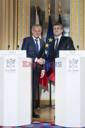 Premier Tusk z wizytą w Paryżu