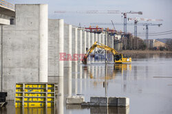 Wysoki poziom wody w polskich rzekach