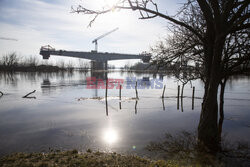 Wysoki poziom wody w polskich rzekach
