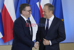 Spotkanie Donalda Tuska z premierem Finlandii