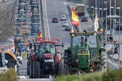 Protest rolników w Hiszpanii