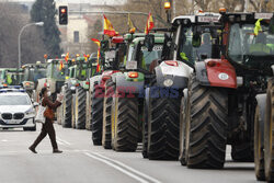 Protest rolników w Hiszpanii