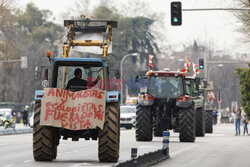 Protest rolników w Hiszpanii